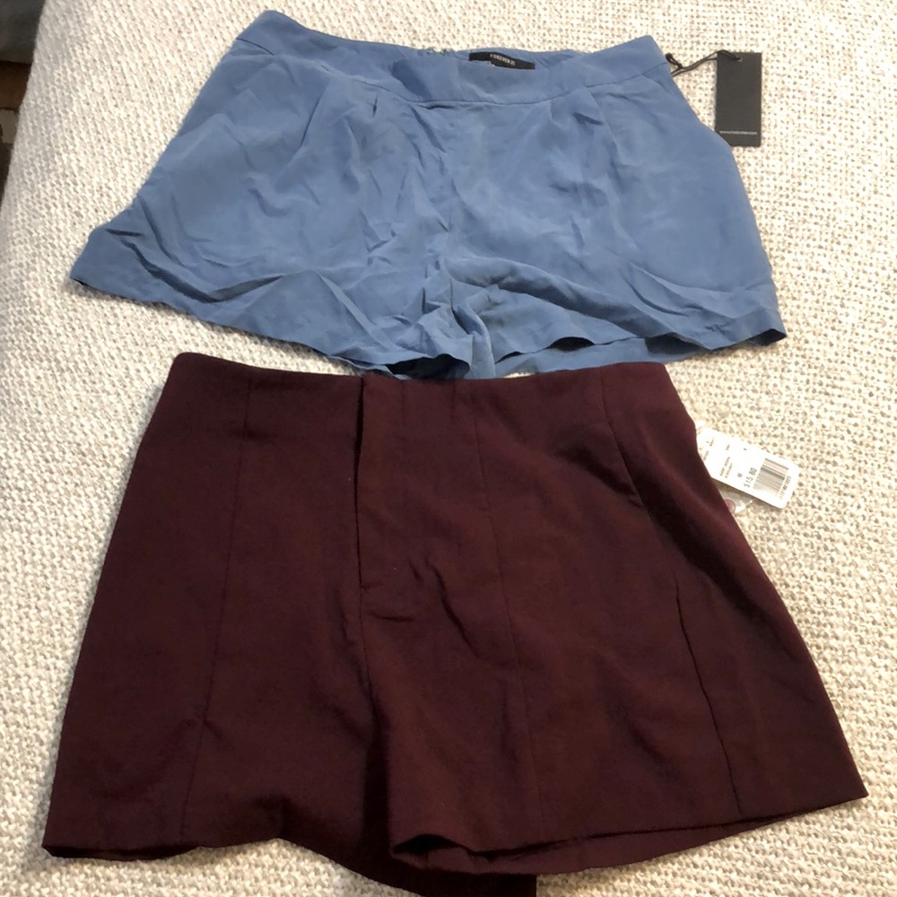 Forever 21 — two pairs of shorts NWT